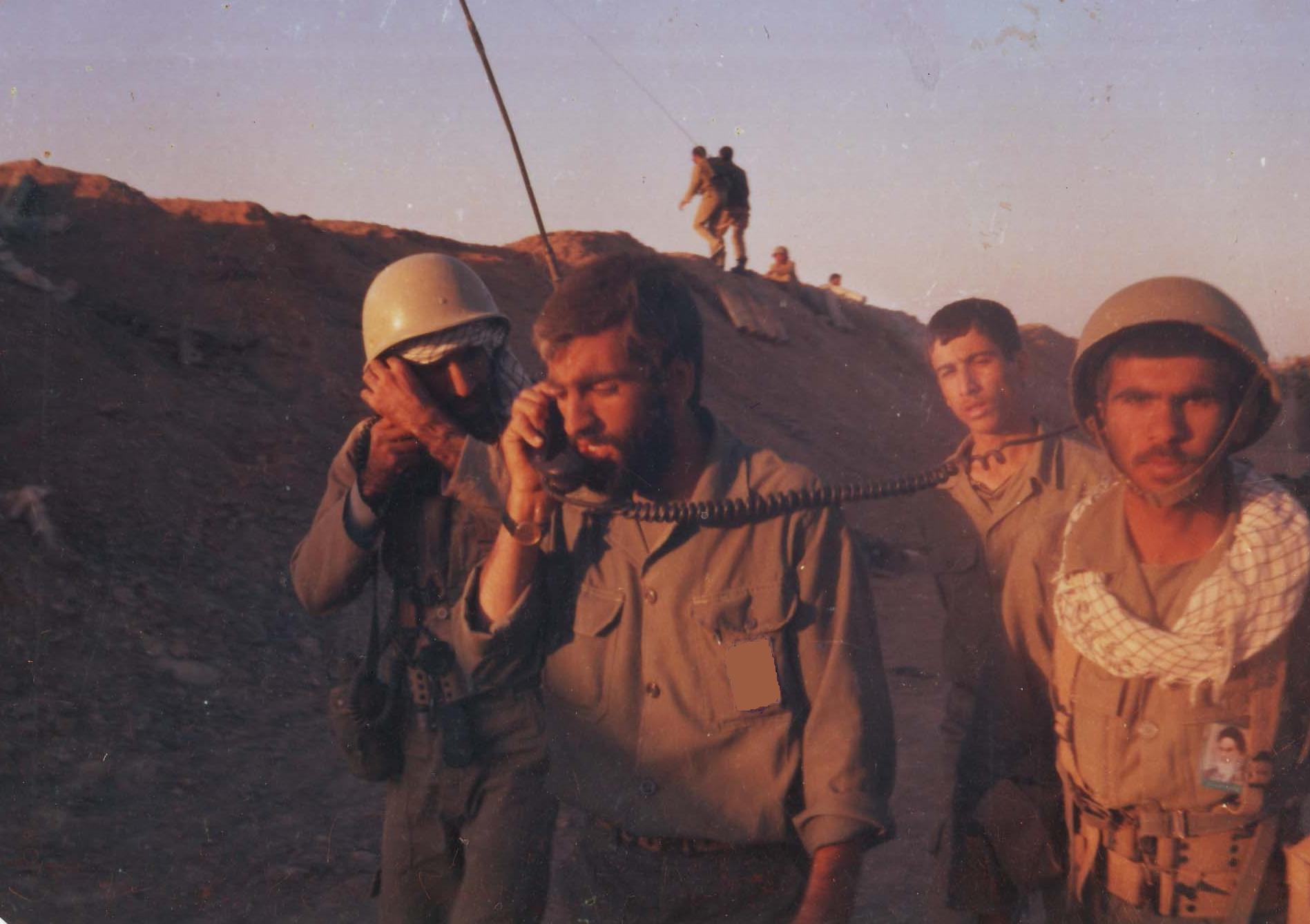 فرمانده گردان 422 در عملیات مقابل ارتش صدام.