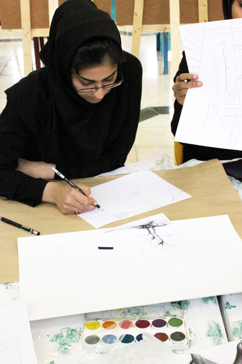 نشست تخصصی هنری با رویکرد نقاشی کودکان / عکس : م.ع.یزدان شناس
