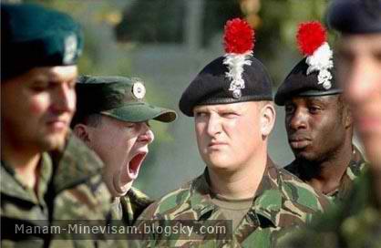 تصاویر خنده دار از نظامیان