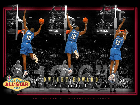 dwight howard dunking pictures. vince carter dunk contest