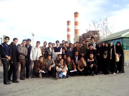 بازدید از نیروگاه توس- همراه با دانشجویان عضو انجمن علمی مهندسی برق دانشگاه آزاد خمینی شهر و نجف آباد