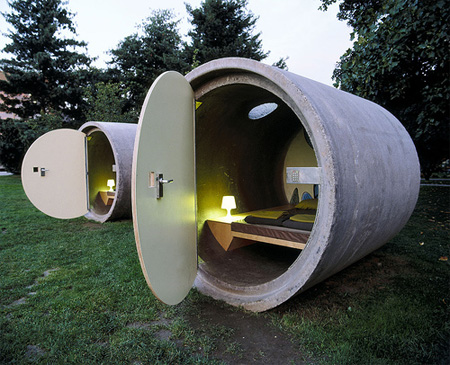 Drain Pipe Hotel in Austria