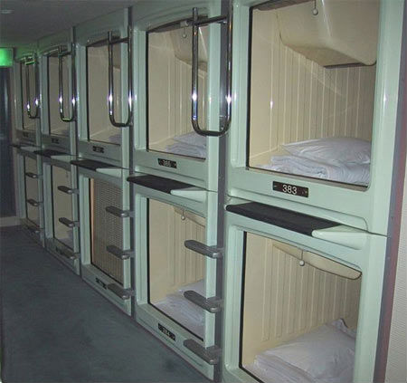 Capsule Hotel in Japan