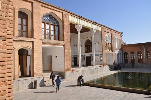 نمای ضلع شمالی عمارت حیاط اصلی (بیرونی)