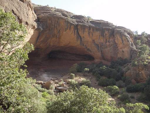 صخره ای جالب در مسیر برگشت
