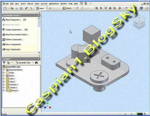 Design, Drawing, Assembly, Weldments and Inventor Studio