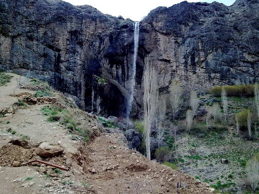 مسیر آبشار سنگان