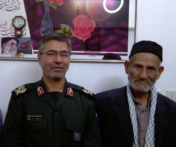 دیدار سردار امینی با خانواده شهیدان اربابی
