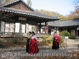 زنان کره ای با لباس های سنتی 