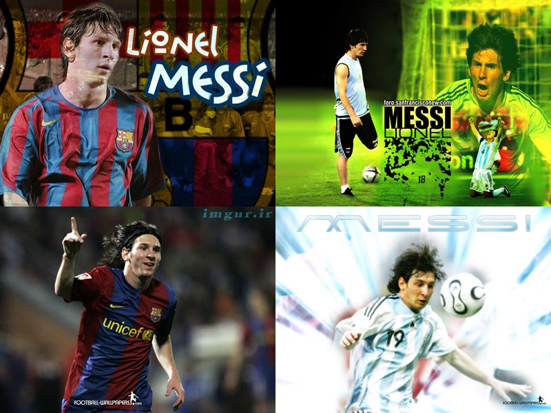 كاغذ دیواری با كیفیت از لیونل مسی - lionel messi wallpaper