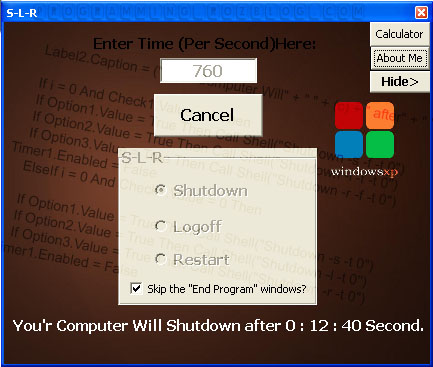 Shutdown-TurnOff