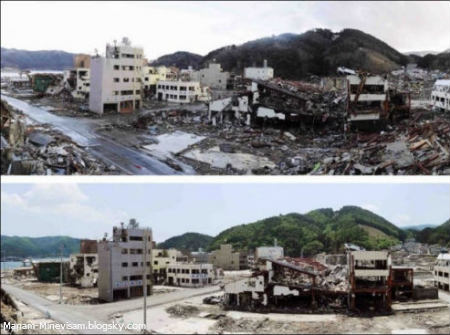 تصاویری از ژاپن بعد از زلزله