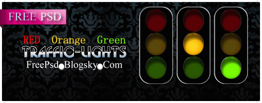طراحی چراغ راهنمایی و رانندگی - download red lights 