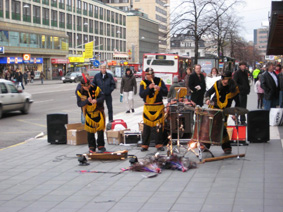 نمایش خیابانی در استکهلم