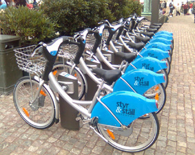 دوچرخه های کرایه در گوتنبرگ