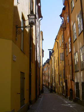 قسمت قدیمی شهر در استکهلم