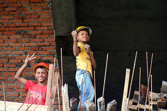 کودکان کار ساختمانی