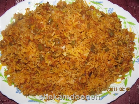 لوبیا پلو