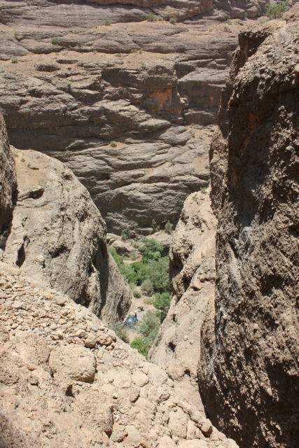 کمپ ما از بالای کوه