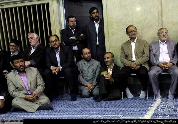 حاج منصور ارضی و حاج سعید حدادیان روحی فداهما