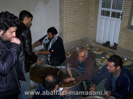 نذری شب پنجم منزل کربلائی کریم رضازاده