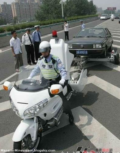 موتورهای جالب پلیس چین