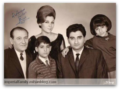 عکس نازک پهلوی و بهزاد پهلوی