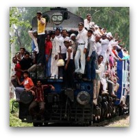 عکس های فاصله طبقاتی در قطارهای هندی  rojpix.com