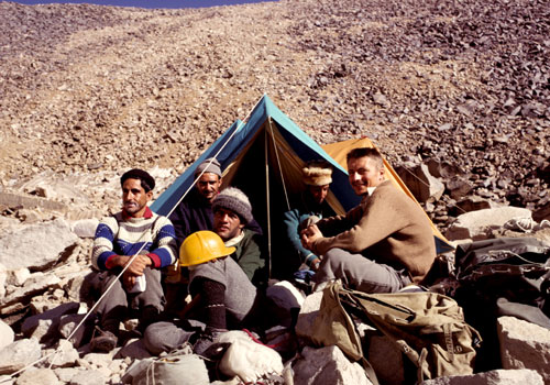 بعد از برگشت از دیواره در کمپ