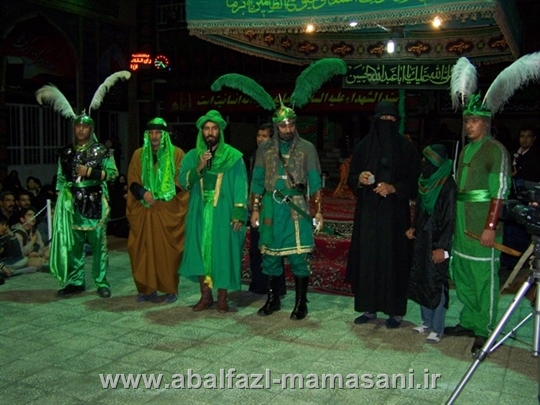 اجرای تعزیه توسط گروه تعزیه هیئت در شهرستان اقلید
