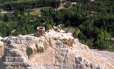 عکس هوایی از کوه آتشگاه