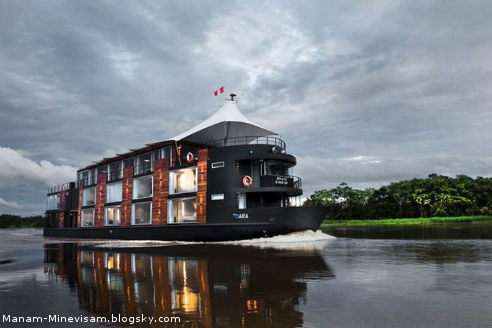 سفر به رود آمازون با هتل پنج ستاره