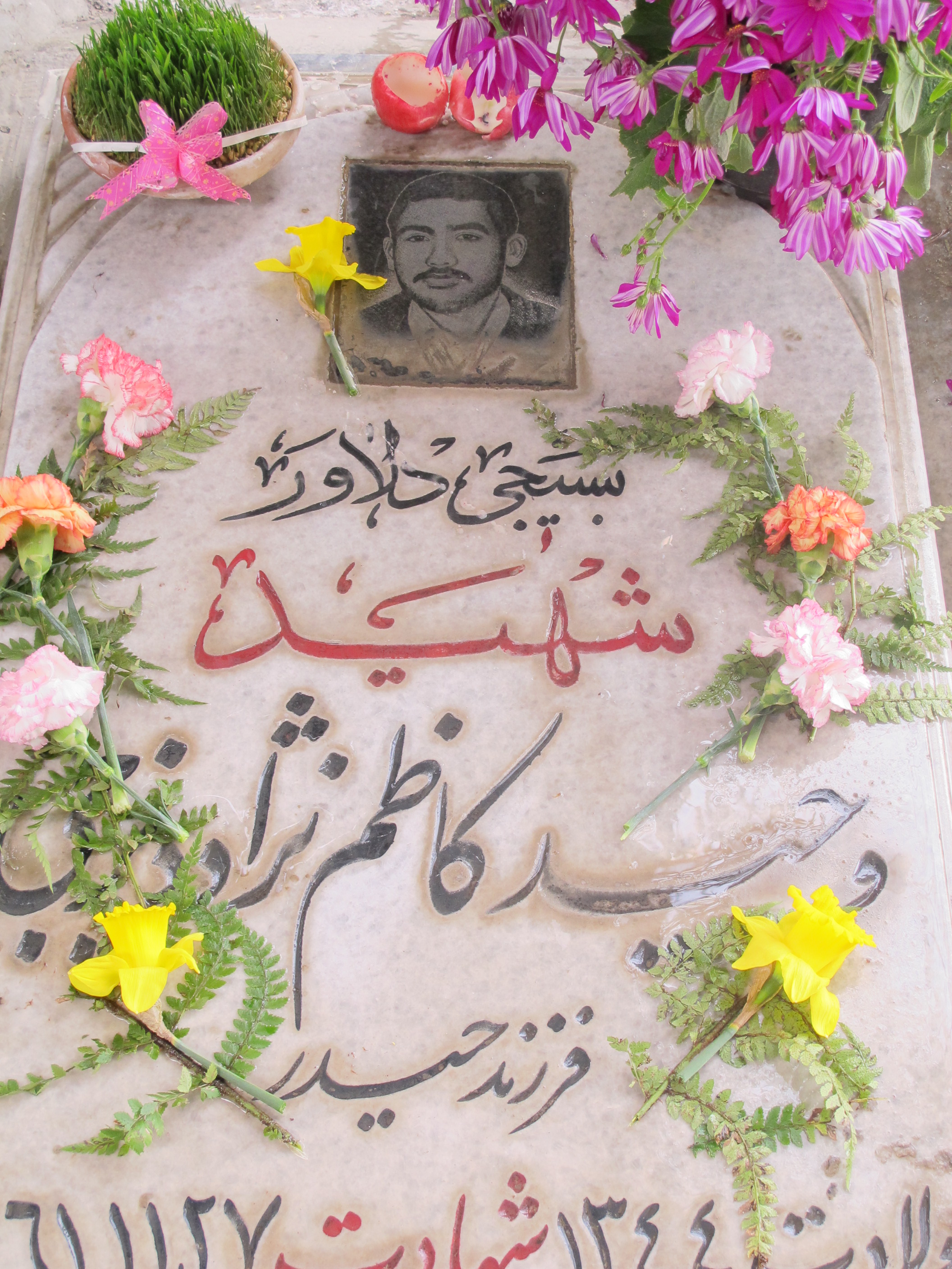 محل شهادت :فکه،رجعت پیکر مطهر:17سال بعد از شهادت
