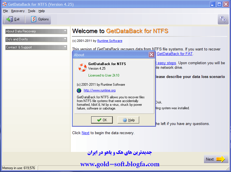 Runtime Software Getdataback For Ntfs