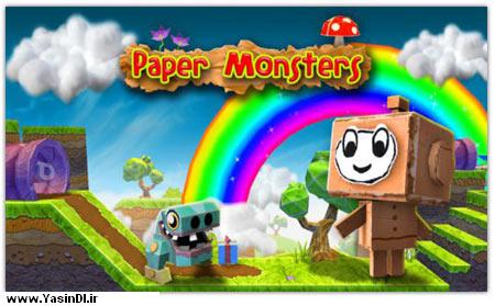 vPaper Monsters yasindl ir بازی هیولاهای کاغذی Paper Monsters v1.0 – سیستم عامل Mac