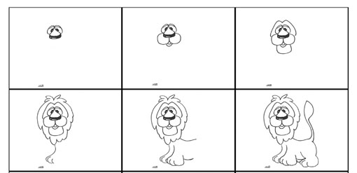 کاریکاتور شیر