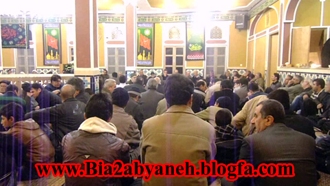 مراسم شب عاشورا در حسینیه هرده