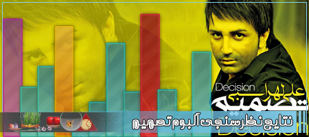 نتایج نظرسنجی اختصاصی و تخصصی آلبوم تصمیم