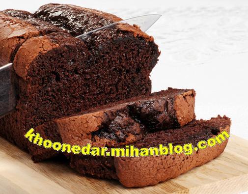 کیک شکلاتی با گردو
