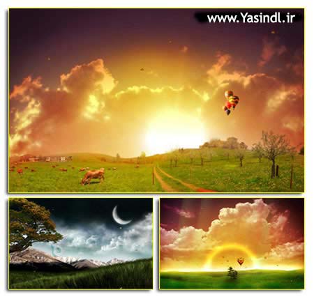 Sunshine Clouds Screensaver yasindl ir اسکین سیور زیبای Sunshine Clouds Screensaver