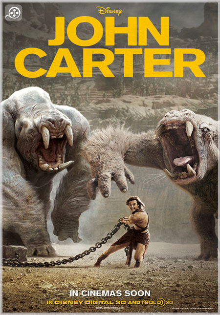 john carter poster دانلود فیلم John Carter 2012