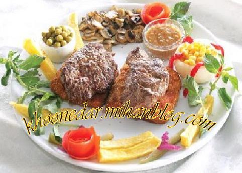 تورندو با سس گشنیز و ترخون ( فرانسوی)