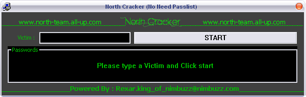 password - North Cracker BEDUNE NIAZ BE Password list North_cracker_no_need_to_passlist