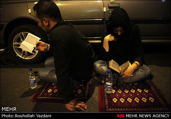 عکس های مراسم احیا شب بیست و یکم ماه مبارک رمضان مرداد 91