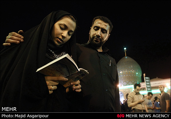 عکس های مراسم احیا شب بیست و یکم ماه مبارک رمضان مرداد 91