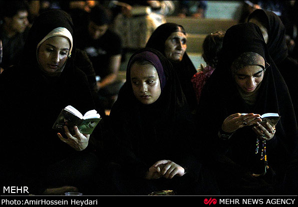 عکس های مراسم احیا شب بیست و یکم ماه مبارک رمضان مرداد 91