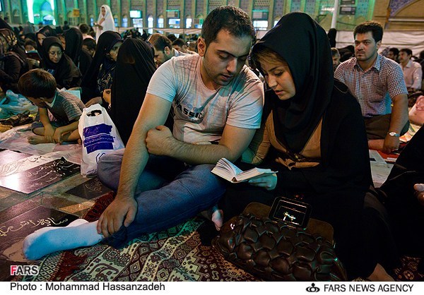 عکس های مراسم احیا شب بیست و یکم ماه مبارک رمضان مرداد 91