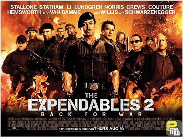 the expendables 2 poster دانلود فیلم The Expendables 2 2012