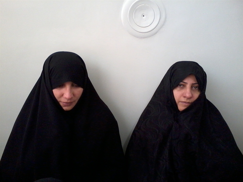 مادران خادم الشهدای شهید محمد سلیمانی و حجت الله رحیمی 