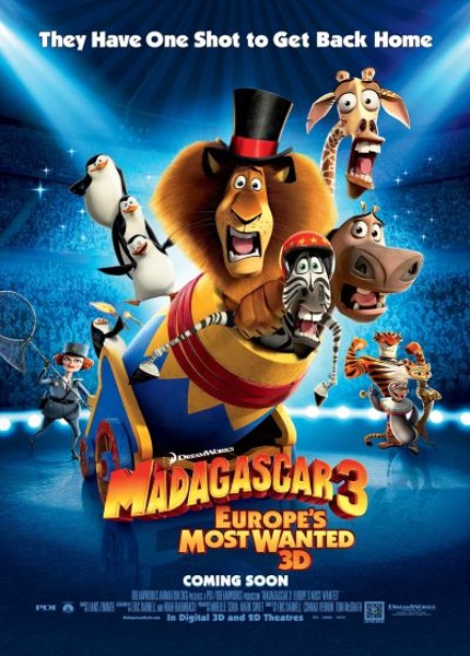 Madagascar 3 Europe s Most Wanted 2012  دانلود انیمیشن Madagascar 3: Europes Most Wanted 2012